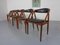 Model 31 Chairs in Teak by Kai Kristiansen for Schou Andersen, 1960s, Set of 6, Set of 6, Image 8