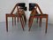 Model 31 Chairs in Teak by Kai Kristiansen for Schou Andersen, 1960s, Set of 6, Set of 6 4