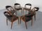 Model 31 Chairs in Teak by Kai Kristiansen for Schou Andersen, 1960s, Set of 6, Set of 6 1