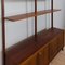 Scandinavian Two Bay Rosewood Free-Standing Wall Shelf, Norway, 1960s 11