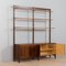 Scandinavian Two Bay Rosewood Free-Standing Wall Shelf, Norway, 1960s 6