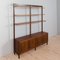 Scandinavian Two Bay Rosewood Free-Standing Wall Shelf, Norway, 1960s 9