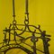 Wrought Iron 6 Light Chandelier from Around 1950s 3