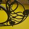 Wrought Iron 6 Light Chandelier from Around 1950s 7