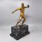 Escultura de bronce de un futbolista, Italia, años 20 a 30, Imagen 2