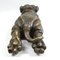 Große Bulldoggenskulptur aus Bronze, 1970er 5