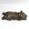 Large Bronze Bulldog Sculpture, 1970s 4