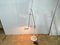 Lámpara de pie Lamp-Up vintage de metal cromado y pintura blanca, años 70, Imagen 8