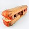 Vintage Wood Toy Railway Carriage, Italy, 1950s 12