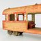 Vintage Wood Toy Railway Carriage, Italy, 1950s, Image 11