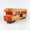 Vintage Wood Toy Railway Carriage, Italy, 1950s 6