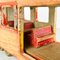 Vintage Wood Toy Railway Carriage, Italy, 1950s 4