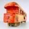 Vintage Wood Toy Railway Carriage, Italy, 1950s 5