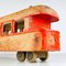 Vintage Wood Toy Railway Carriage, Italy, 1950s 8