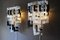 Long Interlocking Sconces in Opalescent, Crystal and Black Glass from Mazzega, 2000s, Set of 2 12