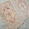 Traditional Handwoven Oushak Wool Yastik Bath Mats, Set of 2, Image 3