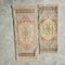 Small Turkish Faded Rugs, Set of 2 1