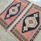 Small Oushak Wool Hand-Knotted Turkish Rugs, 1970s , Set of 2 3