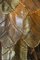 Apliques largos de cristal de Murano dorado y ahumado con forma de palmera de Barovier & Toso., Años 90, Imagen 12
