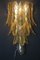 Long Textured Golden and Smoked Murano Glass Sconces in Palm Tree Shape from Barovier & Toso., 1990s 10