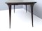 Vintage Ebonized Beech Dining Table with Taupe Glass Top, Italy, 1950s 9