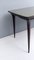 Vintage Ebonized Beech Dining Table with Taupe Glass Top, Italy, 1950s 10