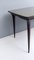 Vintage Ebonized Beech Dining Table with Taupe Glass Top, Italy, 1950s, Image 10