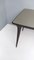 Vintage Ebonized Beech Dining Table with Taupe Glass Top, Italy, 1950s 11