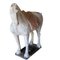 Escultura de caballo vintage de terracota, años 80, Imagen 6