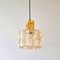 Large Amber Diamond Glass Ceiling Light by Helena Tynell for Limburg, Germany, 1960s, Image 3