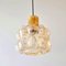 Large Amber Diamond Glass Ceiling Light by Helena Tynell for Limburg, Germany, 1960s 4