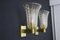 Apliques Barovier Murano Pulegoso de vidrio dorado de Barovier & Toso, años 90, Imagen 15