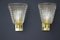 Barovier Murano Pulegoso Gold Glass Sconces from Barovier & Toso, 1990s 3