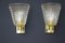 Barovier Murano Pulegoso Gold Glass Sconces from Barovier & Toso, 1990s, Image 3