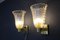Barovier Murano Pulegoso Gold Glass Sconces from Barovier & Toso, 1990s 4
