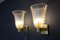 Barovier Murano Pulegoso Gold Glass Sconces from Barovier & Toso, 1990s, Image 4