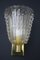 Barovier Murano Pulegoso Gold Glass Sconces from Barovier & Toso, 1990s 17