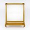 Bamboo and Leather Mirror with Shelf, 1970s 1