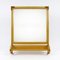 Bamboo and Leather Mirror with Shelf, 1970s, Image 1