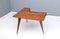 Vintage Irregular Shaped Wooden Veneer Coffee Table attributed to Gio Ponti, Italy, 1950s 7