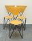 Mid-Century Sonett Series Stühle aus Korbgeflecht von Karl Fostel Senior's Erben, Österreich, 1950er, 3er Set 1