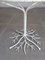 Sculptural Garden Chairs in Wrought Iron with Tree Design, 1950s, Set of 5 4