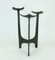 Mid-Century Brutalist Iron Candleholder, Image 7