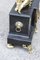 Napoleon III Table Clock in Black Marble and Brass, 1870s 8