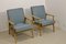 Vintage Armchairs in Beech, 1950s, Set of 2, Image 16