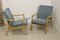 Vintage Armchairs in Beech, 1950s, Set of 2, Image 1
