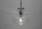 Lampada Mid-Century moderna in metallo cromato e vetro a bolle, Germania, anni '60, Immagine 5