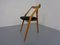 Mid-Century Tripod Beech Chair, 1960s 1