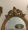 Französischer Ovaler Spiegel mit geschnitztem Stuckrahmen aus vergoldetem Holz, 1800er 4
