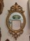 French Oval Mirror with Gilt Wood Stucco Carved Frame, 1800s, Image 1